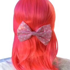 Hurly-Burly Hair Accessories Pink Bow With Polka Dots