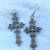 Hurly-Burly (j) Ornate Cross Earrings