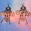 Hurly-Burly Steampunk Industrial Cog Earrings (P) Jewellery