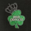 Hurly-Burly Saint Patrick's Day Irish Princess Black Singlet