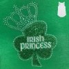Hurly-Burly Irish Princess Ladies Green Singlet Saint Patrick's Day