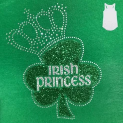 Hurly-Burly Irish Princess Ladies Green Singlet Saint Patrick's Day
