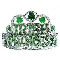 Hurly-Burly Saint Patrick's Day Silver Irish Princess Tiara