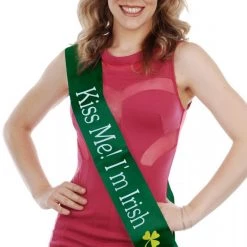 TomFoolery Kiss Me I'm Irish Sash