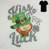 Hurly-Burly Kiss Me For Luck Saint Patrick's Day T-Shirt