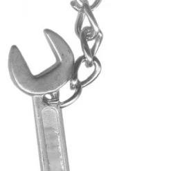 Hurly-Burly (j) Metal Tool Keyring