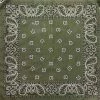 Hurly-Burly (b) Khaki Paisley Bandana Bandanas