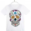 Cut Price Kid's Day Of The Dead White T-shirt Kids