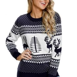 Hurly-Burly Outerwear Navy Christmas Jumper