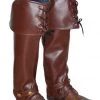 Smiffys Men's Brown Steampunk Bootcovers 1 Smiffys Men's Brown Steampunk Bootcovers