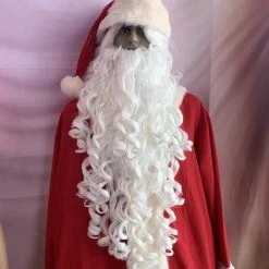 DHgate Deluxe Santa Wig And Beard Set