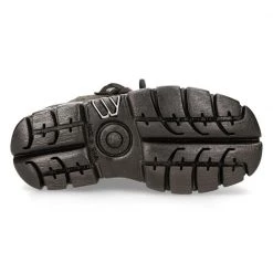 PRE-ORDER M-106-C26 New Rock Black & Pink Platform Shoes