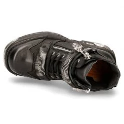 PRE-ORDER M-1065-S1 New Rock Black Platform Shoes