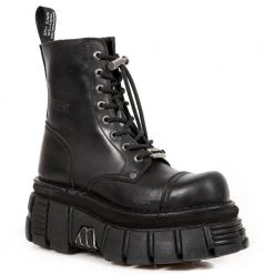 PRE-ORDER New Rock Lace-Up Platform Boots