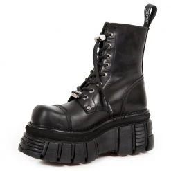 PRE-ORDER New Rock Lace-Up Platform Boots
