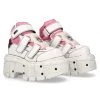 PRE-ORDER M-TANK008-C6 New Rock White & Pink Platform Shoes