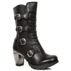 New Rock PRE-ORDER M.TR003X-S2 Heeled Leather Boots New Rock Boots