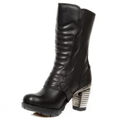 New Rock PRE-ORDER M.TR003X-S2 Heeled Leather Boots New Rock Boots