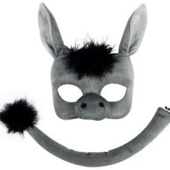 Sweidas Deluxe Donkey Mask And Tail