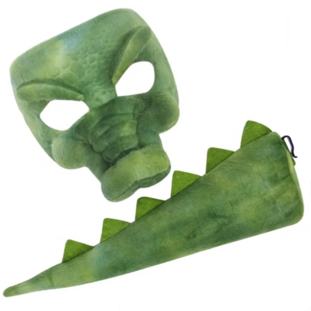 Sweidas Crocodile Mask & Tail Set 3 Sweidas Crocodile Mask & Tail Set