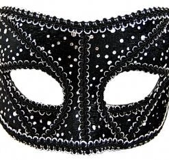 Sweidas Black And Silver Masquerade Mask Masks & Eyemasks