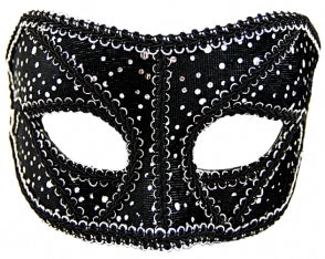 Sweidas Black And Silver Masquerade Mask Masks & Eyemasks 3 Sweidas Black And Silver Masquerade Mask Masks & Eyemasks