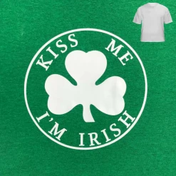 Hurly-Burly Saint Patrick's Day Kiss Me I'm Irish T-Shirt
