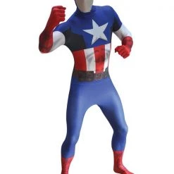 Rubies Superheros & Villians Captain America Morphsuit