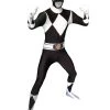 Rubies Superheros & Villians Black Power Ranger Morphsuit