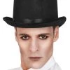 TomFoolery Black Velvet Look Tall Top Hat