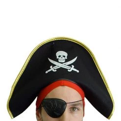 TomFoolery Skull & Crossbones Pirate Hat