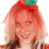 Tomfoolery Christmas Mini Red Mistletoe Clip-On Hat