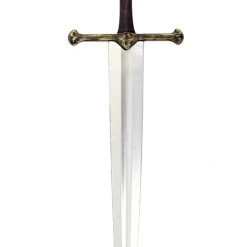 TomFoolery Medieval Sword With Redwood Look Handle