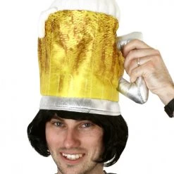 TomFoolery Oktoberfest Costumes And Accessories Pint Of Beer Funny Oktoberfest Hat
