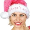 TomFoolery Santa's Babe Pink Christmas Hat