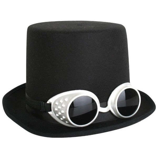 Sweidas Steampunk Black Deluxe Top Hat 4 Sweidas Steampunk Black Deluxe Top Hat