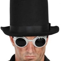 Sweidas Steampunk Black Deluxe Top Hat
