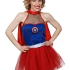 TomFoolery Ladies Captain America Costume