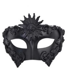 TomFoolery Tesla Black Roman Eye Mask Masks & Eyemasks