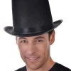 TomFoolery Costume Accessories Black Lincoln Top Hat
