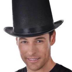 TomFoolery Costume Accessories Black Lincoln Top Hat