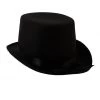 Hurly-Burly Top Hat With Black Satin Band Funny Costumes