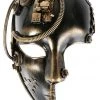 TomFoolery Full Face Bronze Steampunk Mask