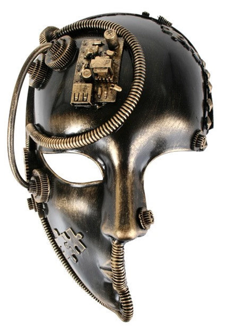 TomFoolery Full Face Bronze Steampunk Mask 3 TomFoolery Full Face Bronze Steampunk Mask