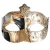 TomFoolery Masks & Eyemasks Metallic Vintage Warrior Masquerade Mask