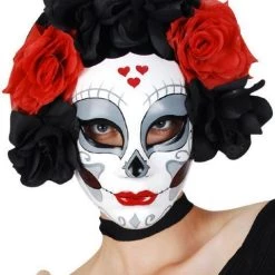 Tomfoolery Floral Day Of The Dead Mask