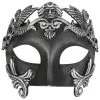 TomFoolery Men's Black Grecian Mask Masks & Eyemasks