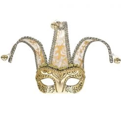 Dormar Gold Jesters Mask Masks & Eyemasks