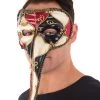 Hurly-Burly Masks & Eyemasks Red Venetian Long Nose Mask 2 Hurly-Burly Masks & Eyemasks Red Venetian Long Nose Mask