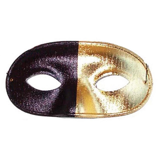 TomFoolery Costume Accessories Half Black Half Gold Eye Mask 3 TomFoolery Costume Accessories Half Black Half Gold Eye Mask